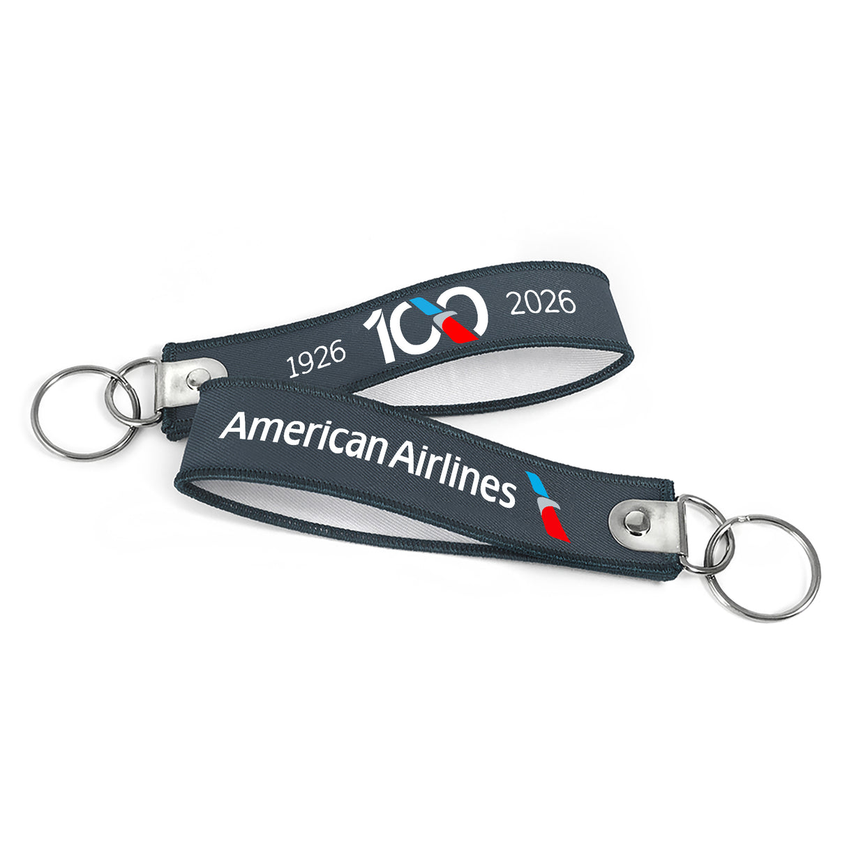 American Airlines 100 Years Folded Key Strap