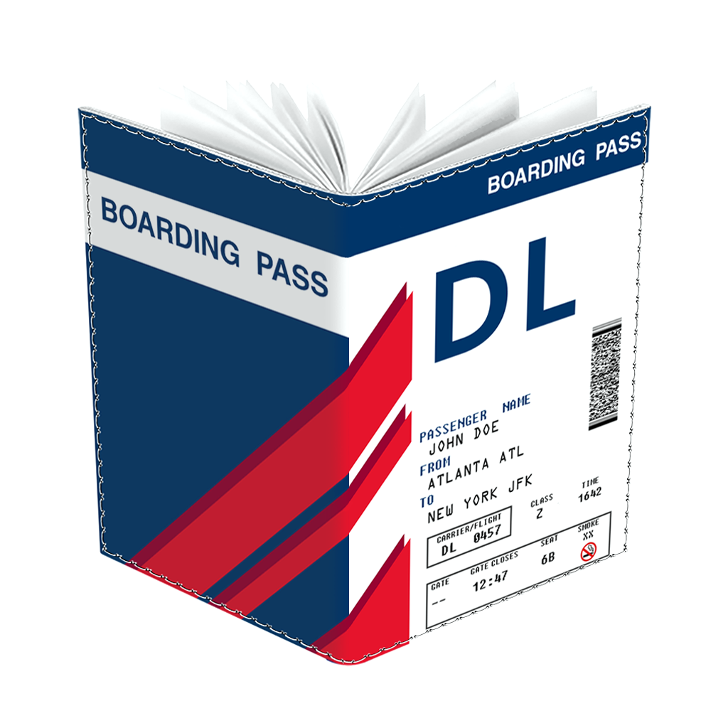 DL Boarding Pass - Passport Cover