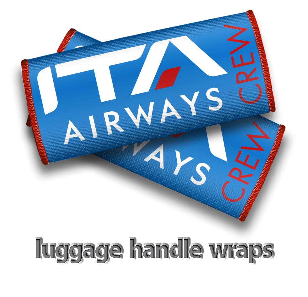 ITA Airways Crew Luggage Handles Wrap