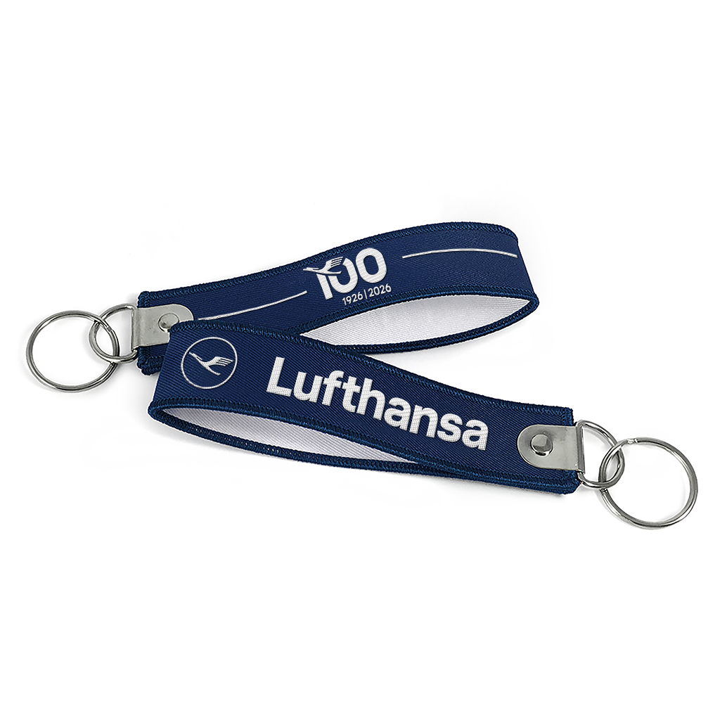 Lufthansa 100 Years Folded Key Strap