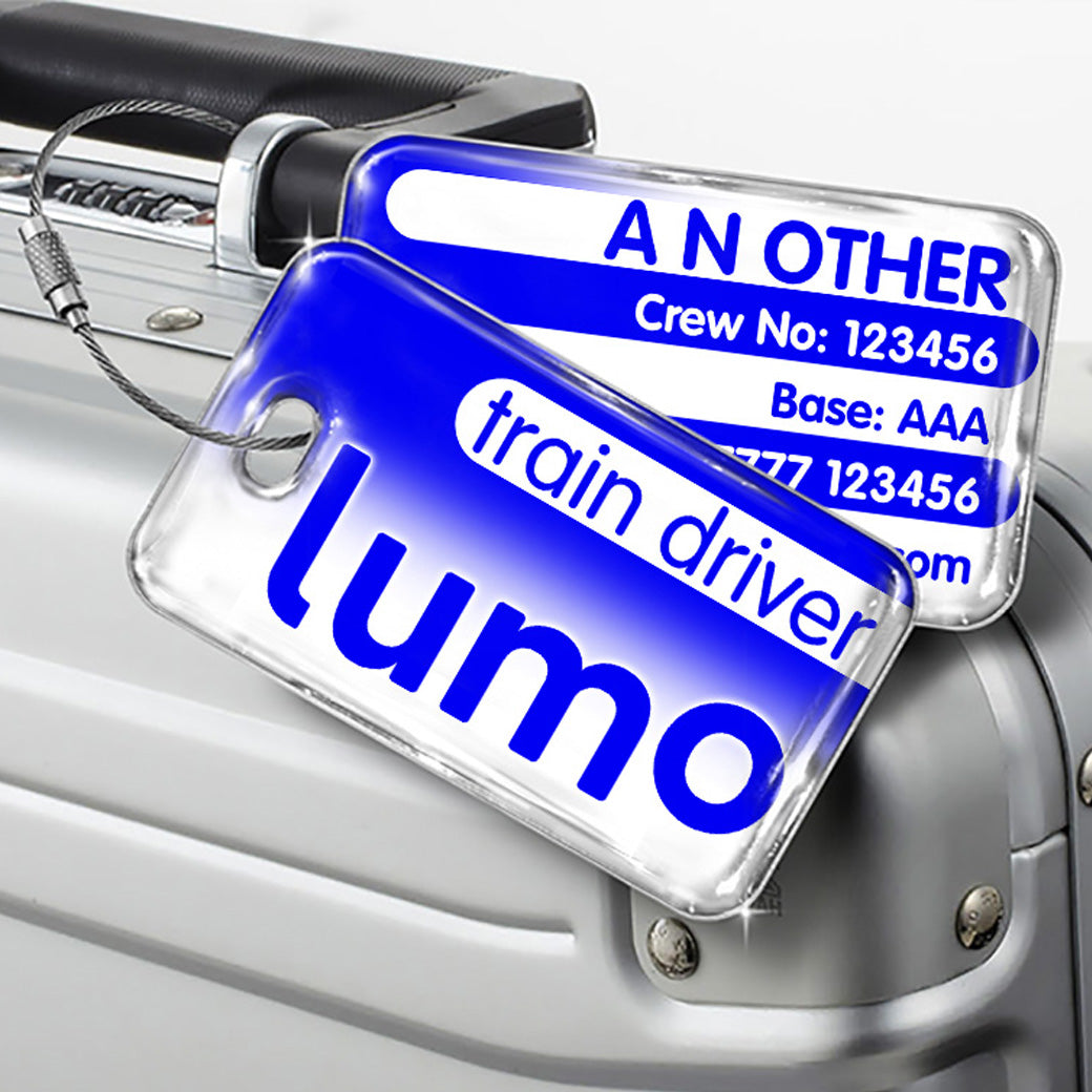 Lumo Train Logo Blue