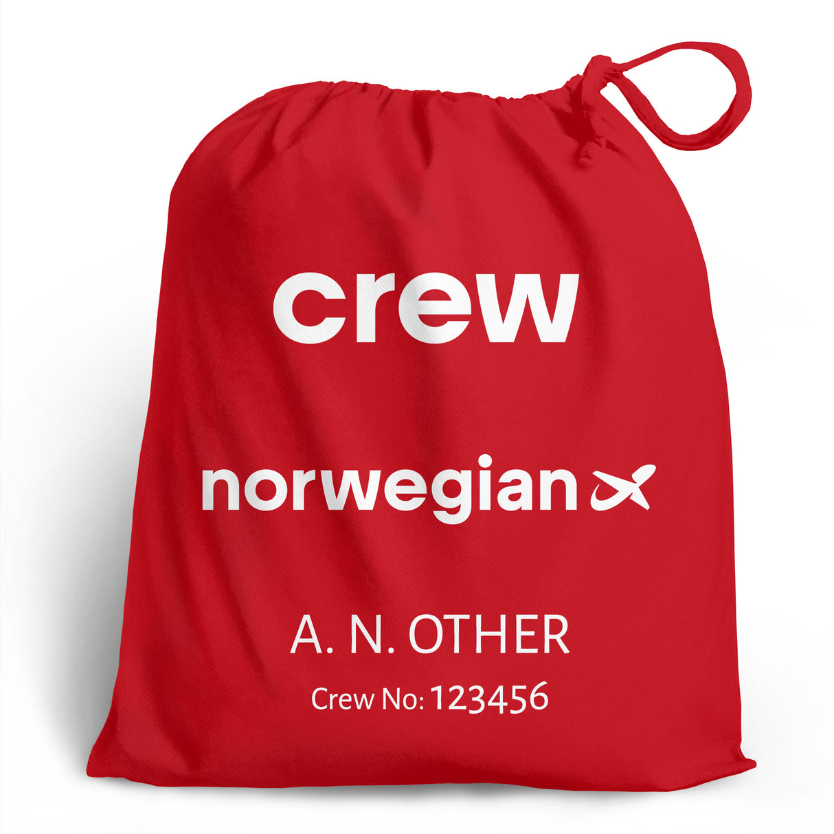 Norwegian Airlines Crew - Personalised Shoe Bag
