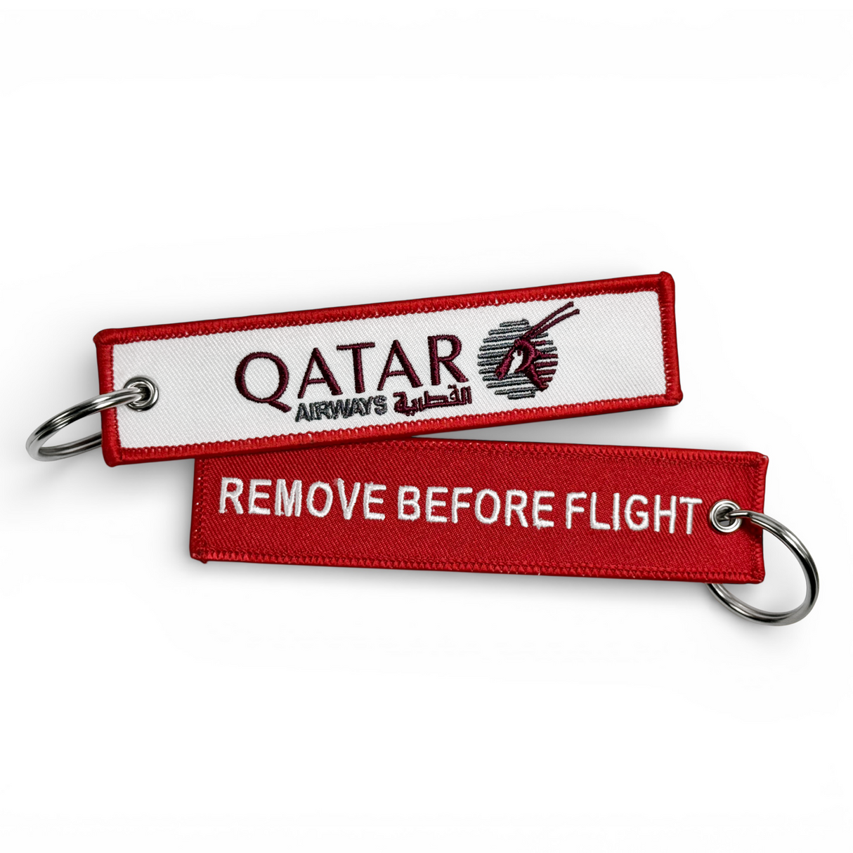 Qatar Airways Remove Before Flight - Keyring