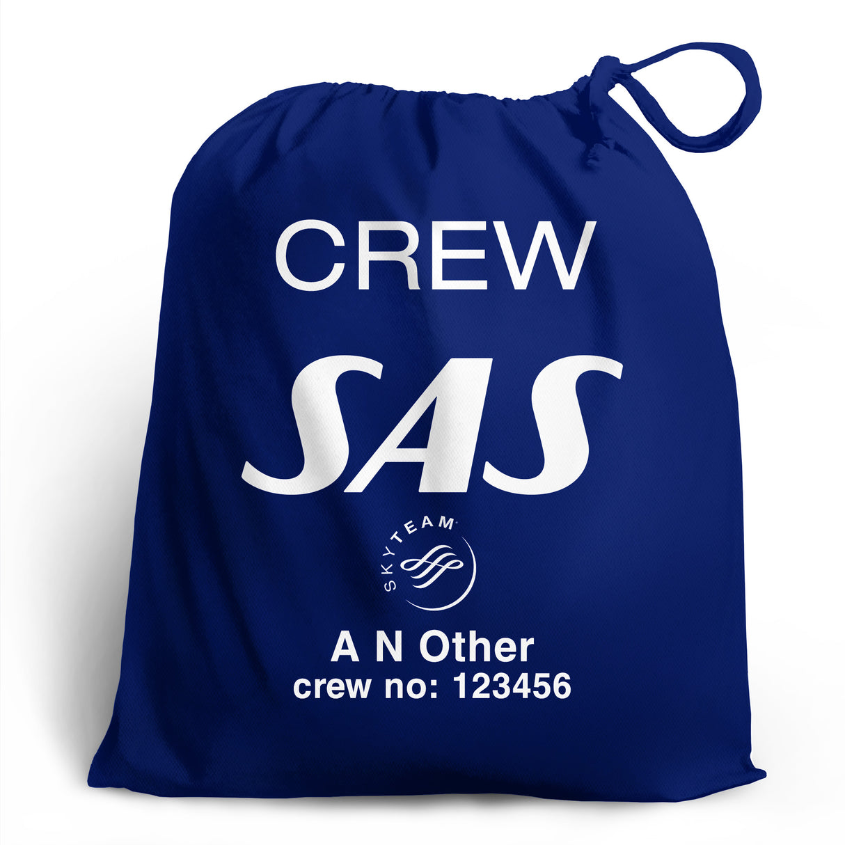 SAS Airlines Crew Personalised Shoe Bag