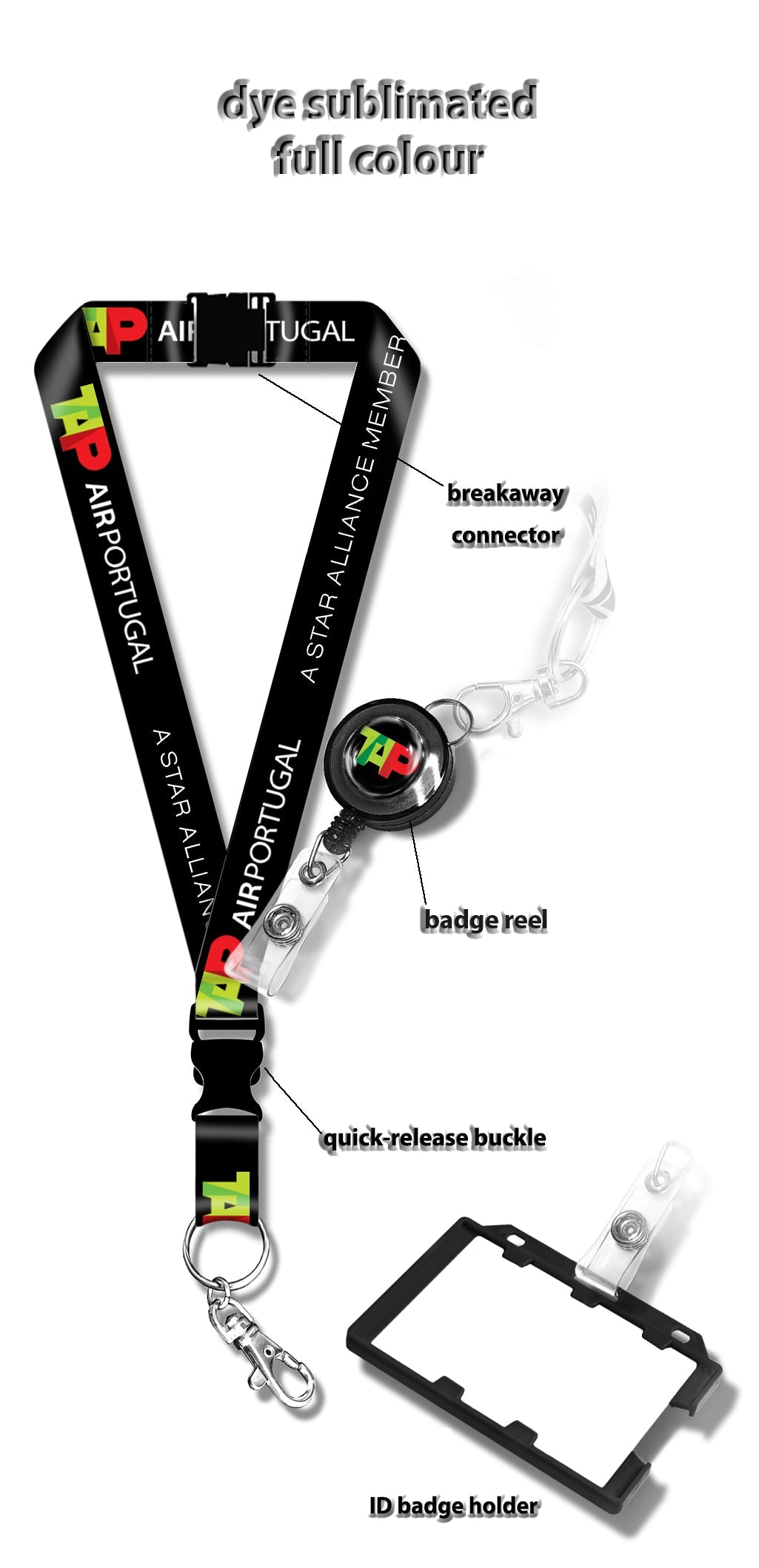Tap Air Portugal Logo Lanyard