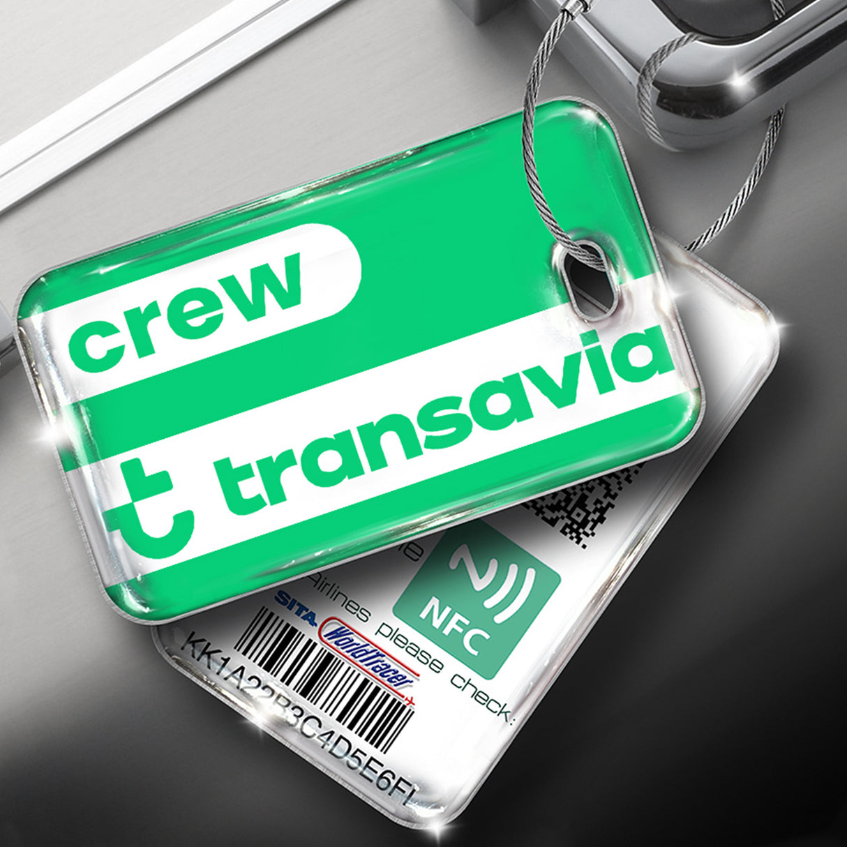 Transavia Airlines Logo Tag