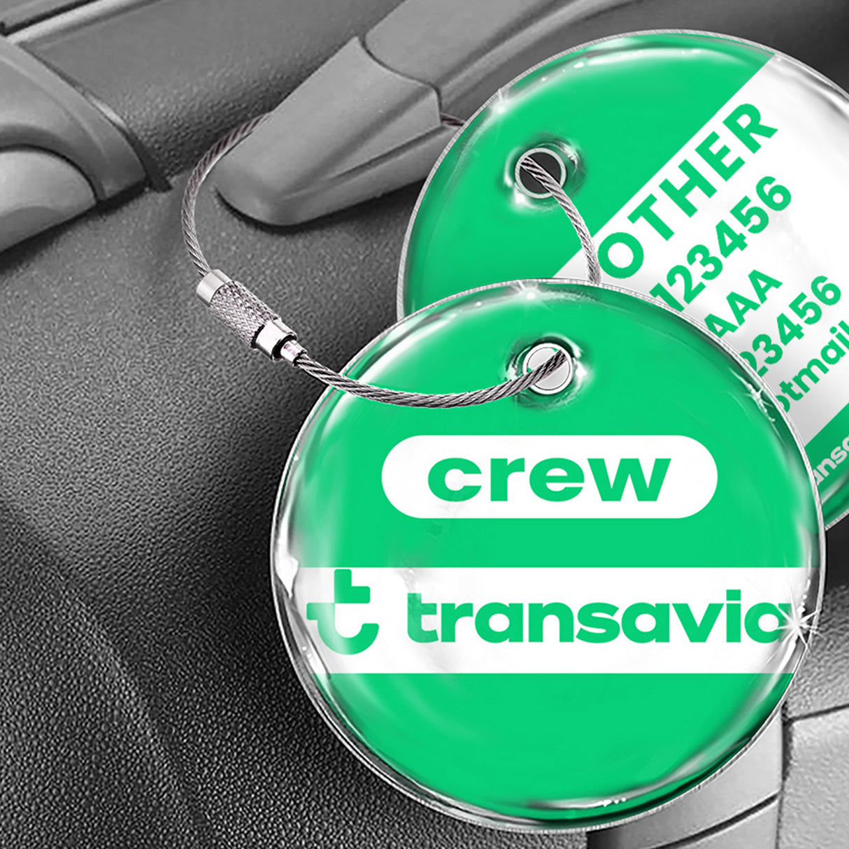 Transavia Airlines Logo Tag