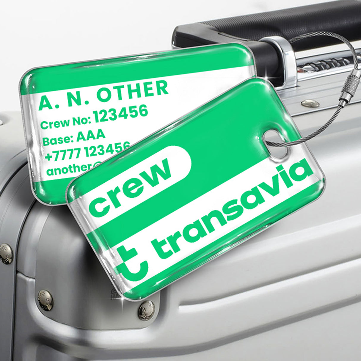 Transavia Airlines Logo Tag