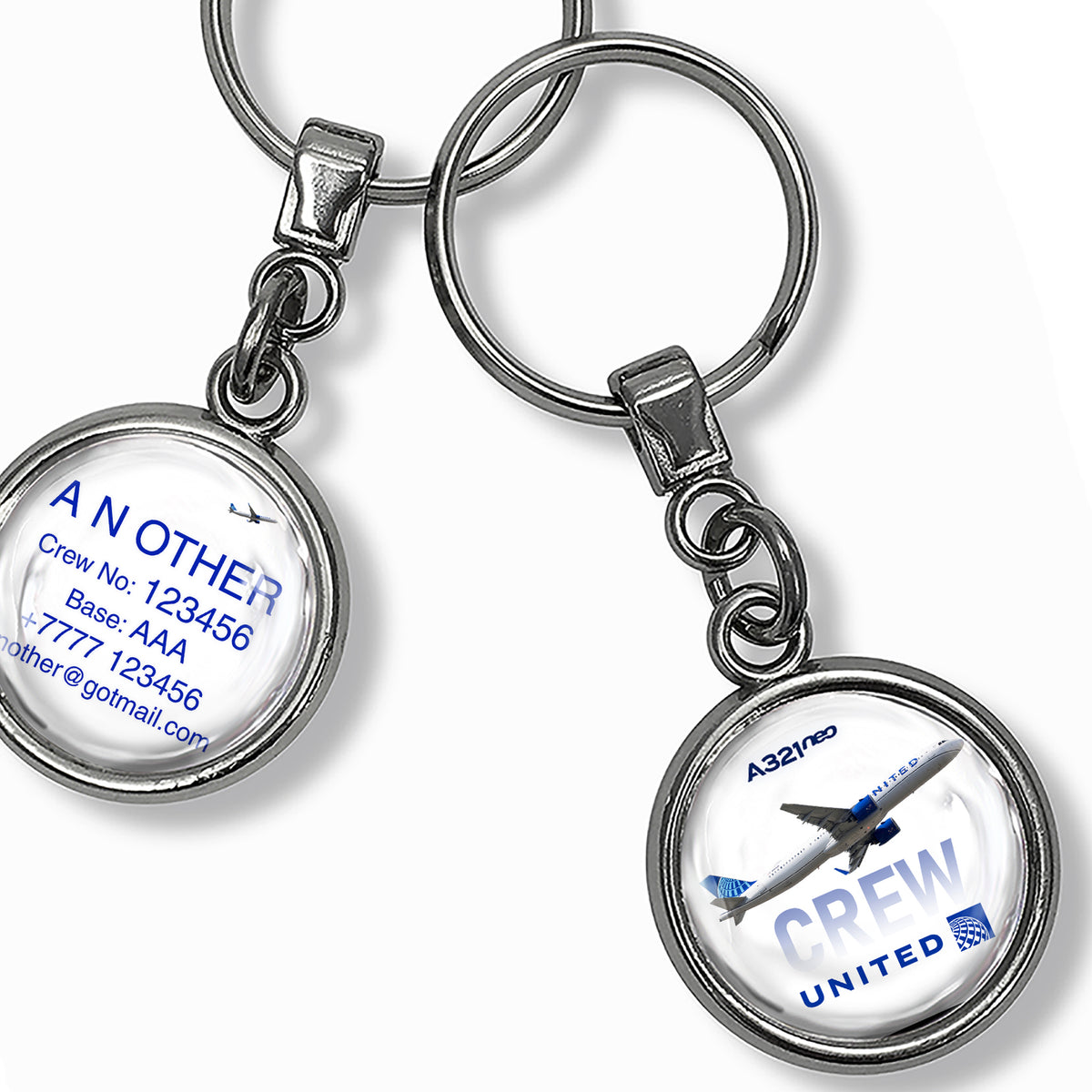United Airlines A321 neo Tag White