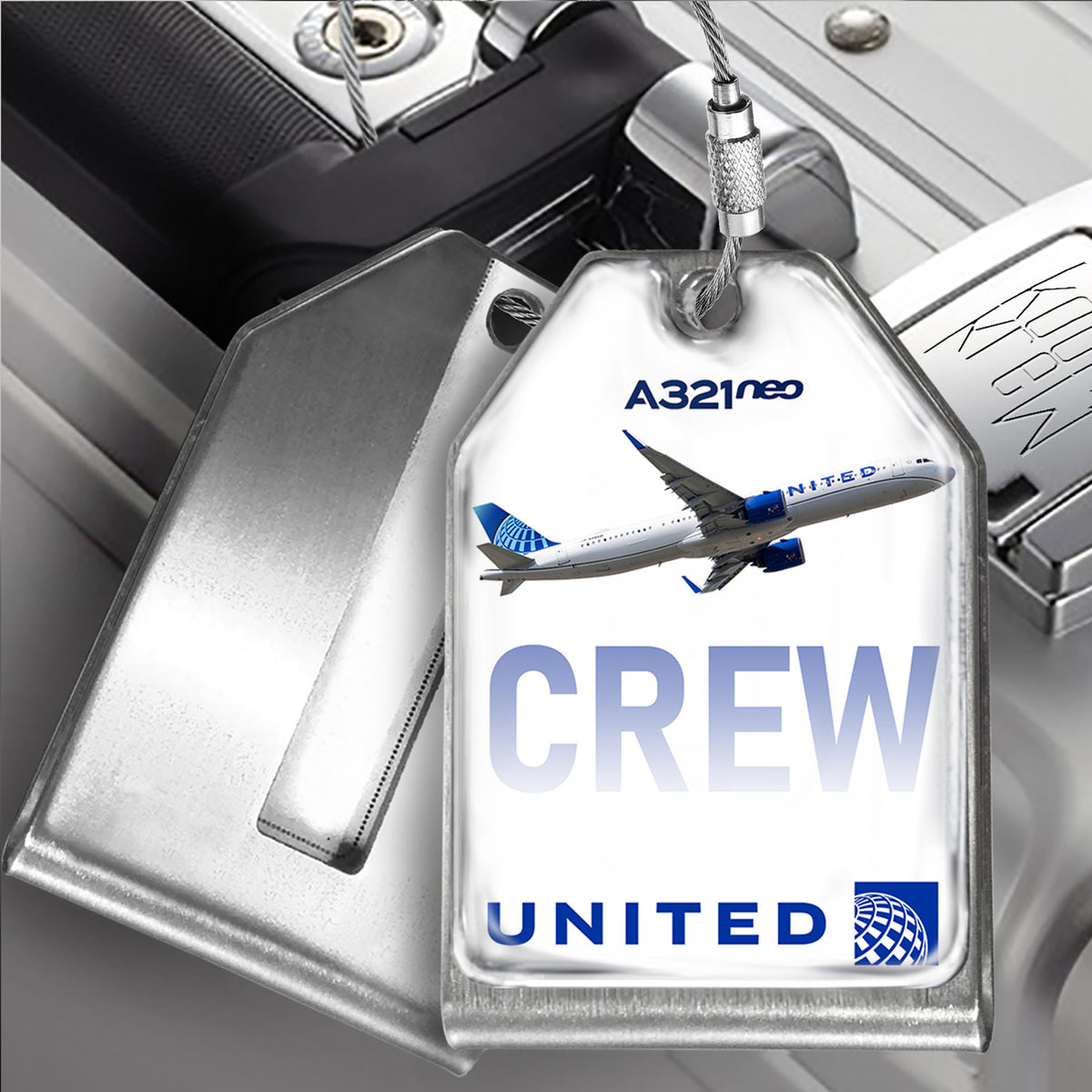 United Airlines A321 neo Tag White
