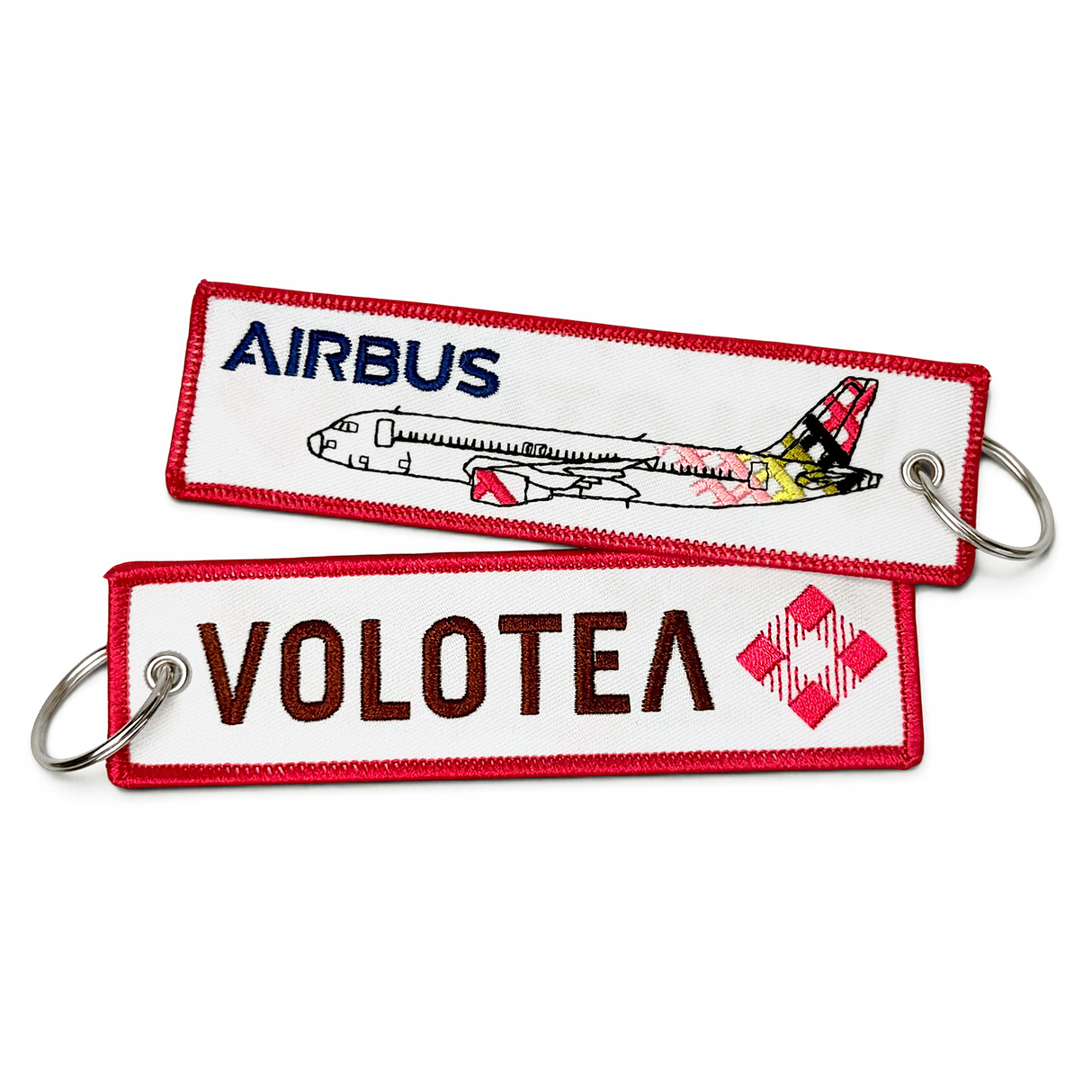 Volotea Airbus - Embroidered Keyring