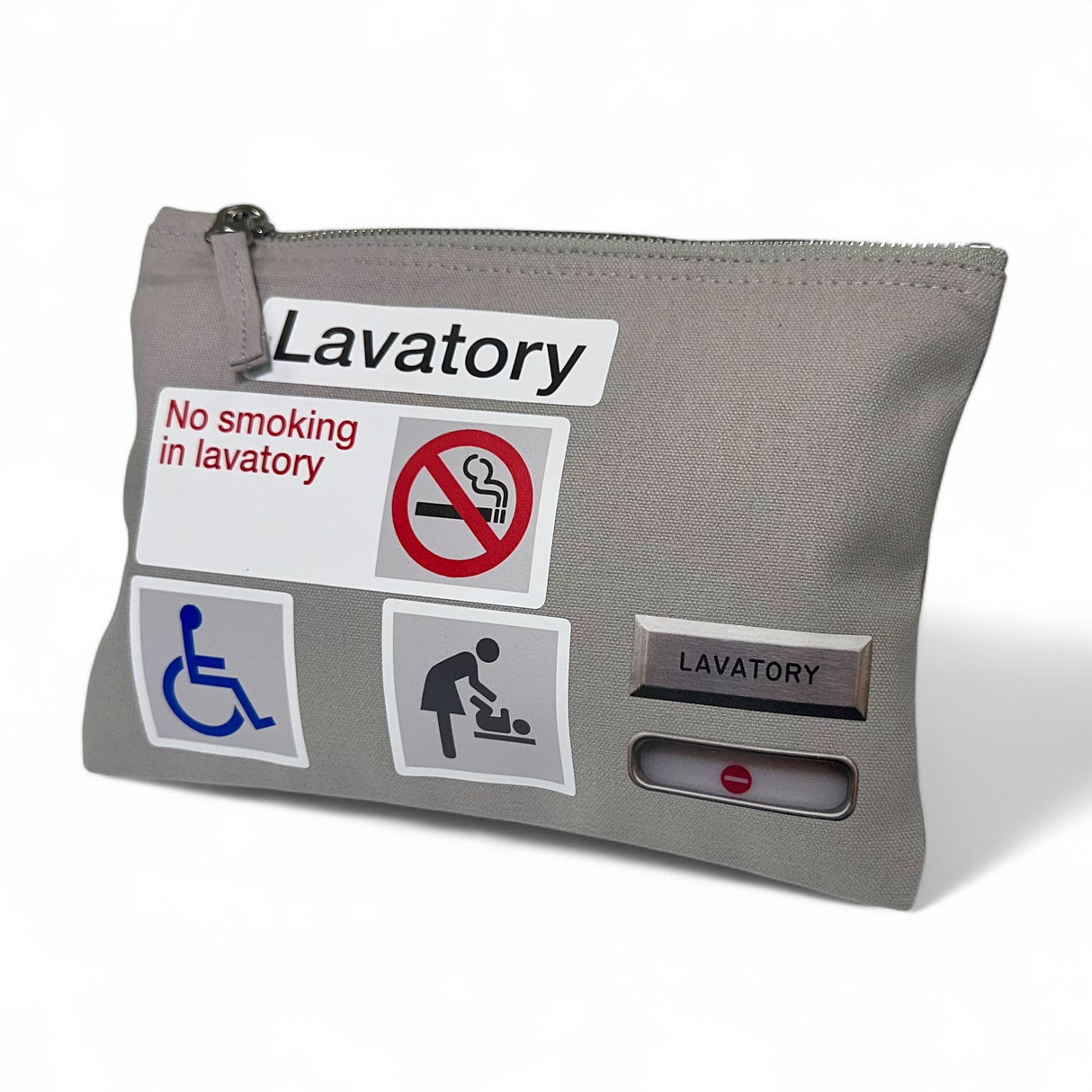Lavatory Signage Cosmetic Pouch