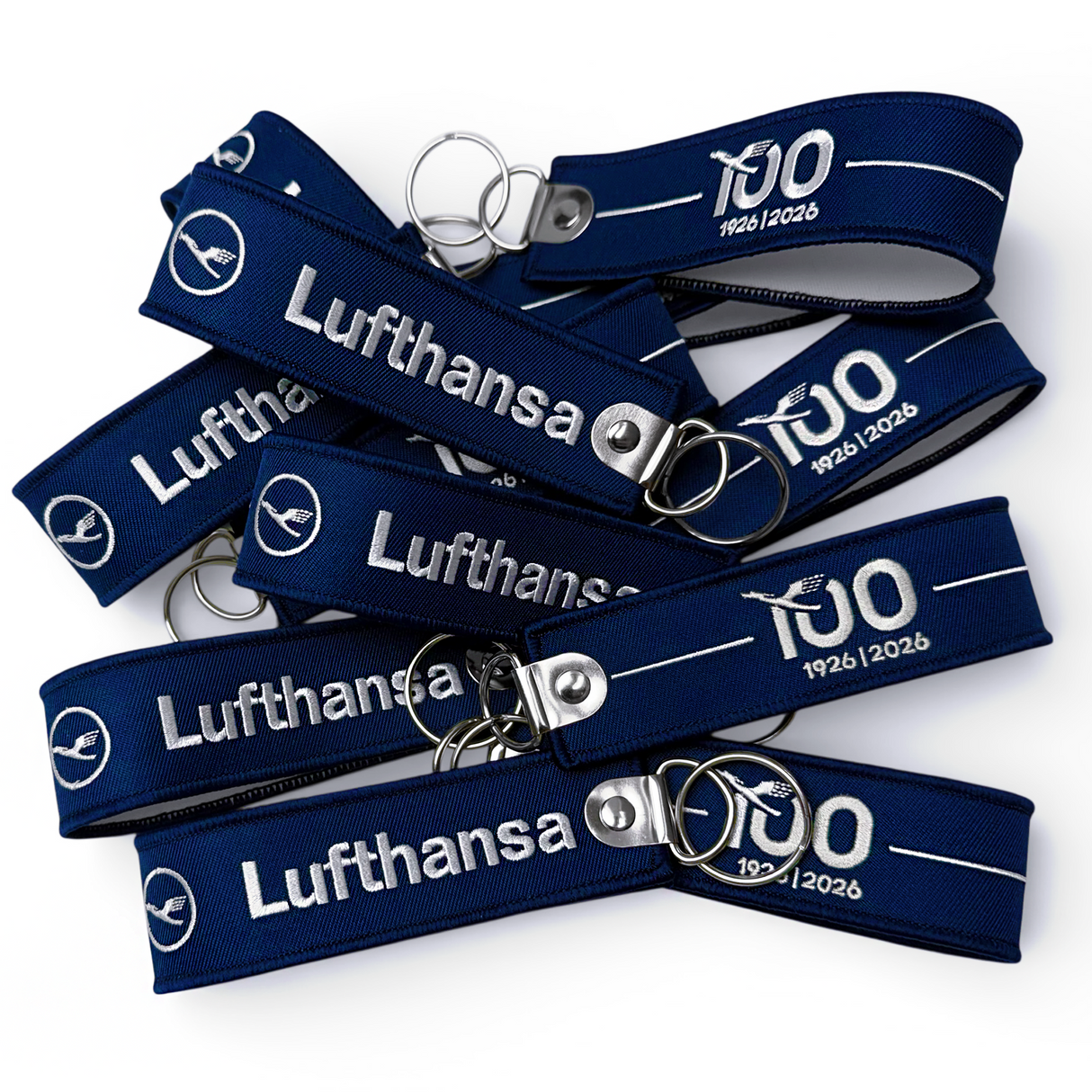Lufthansa 100 Years Folded Key Strap