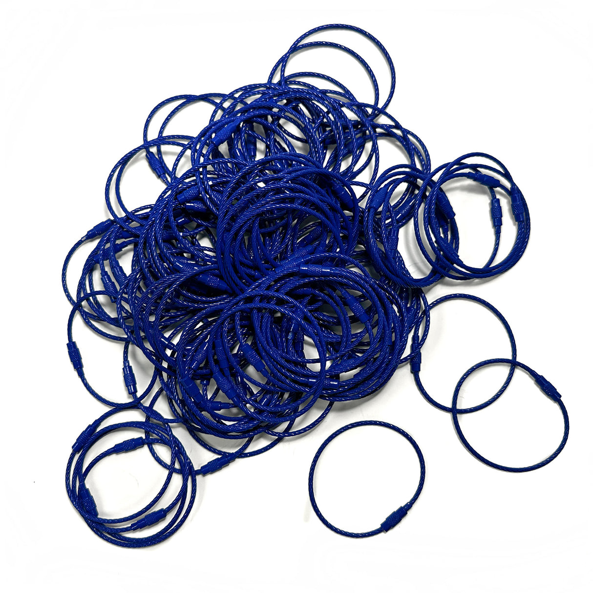 Steel Cable Loops-Dark Blue