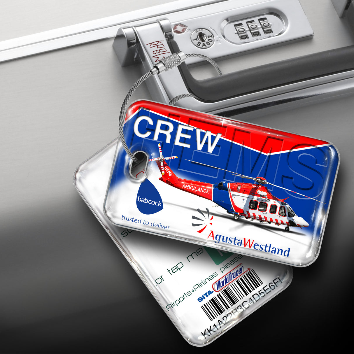 Babcock Helicopters Agusta Westland Crew Tag