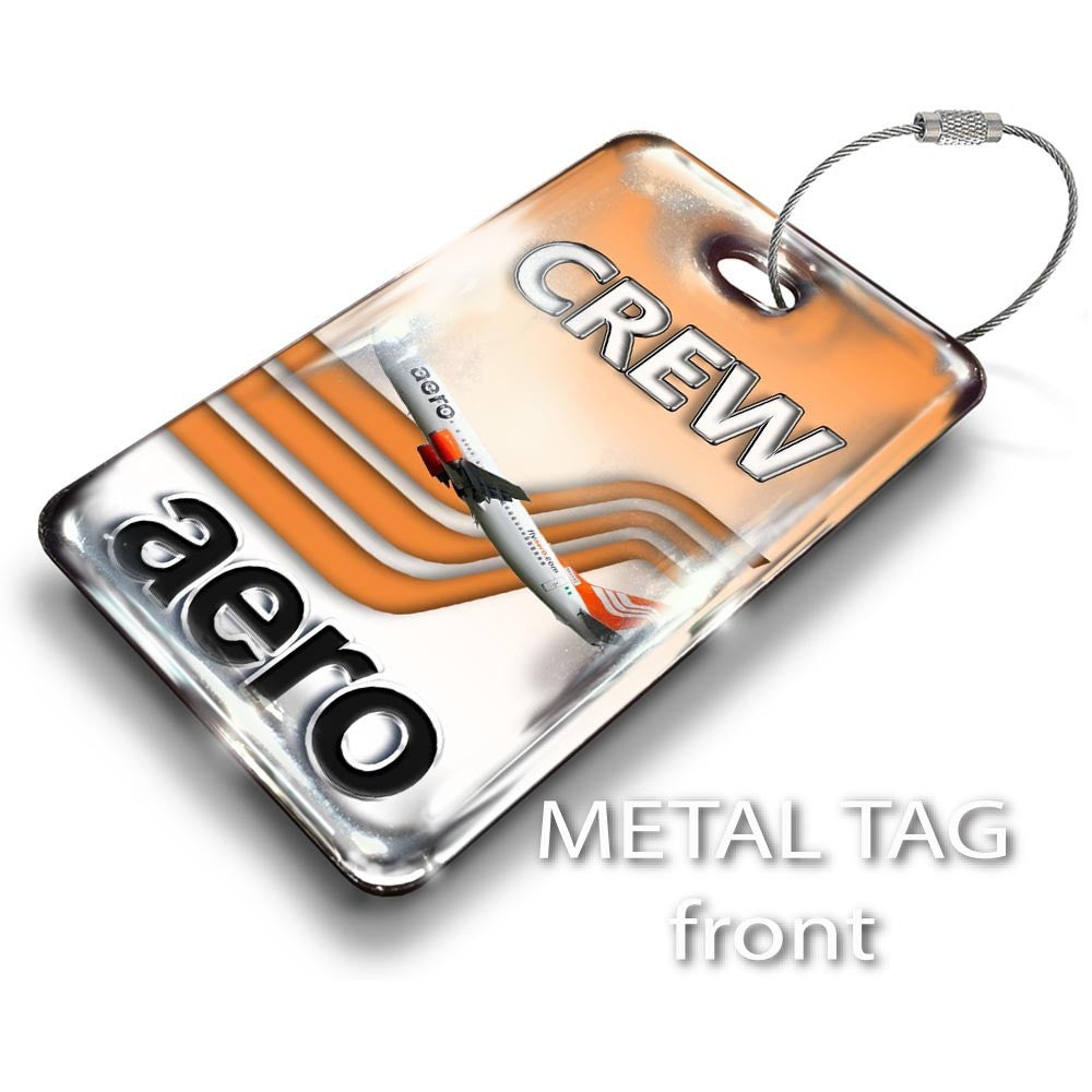 Aero Contractors B737 Portrait Luggage Tag