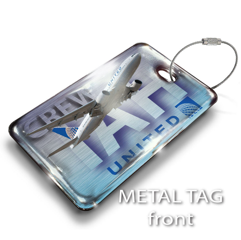 United Airlines B777 Landscape(Base Tag)