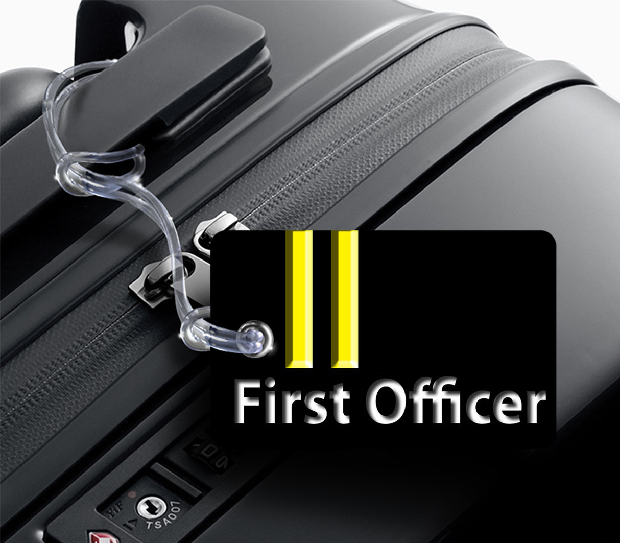 First Officer 2 Bars Luggage Tag