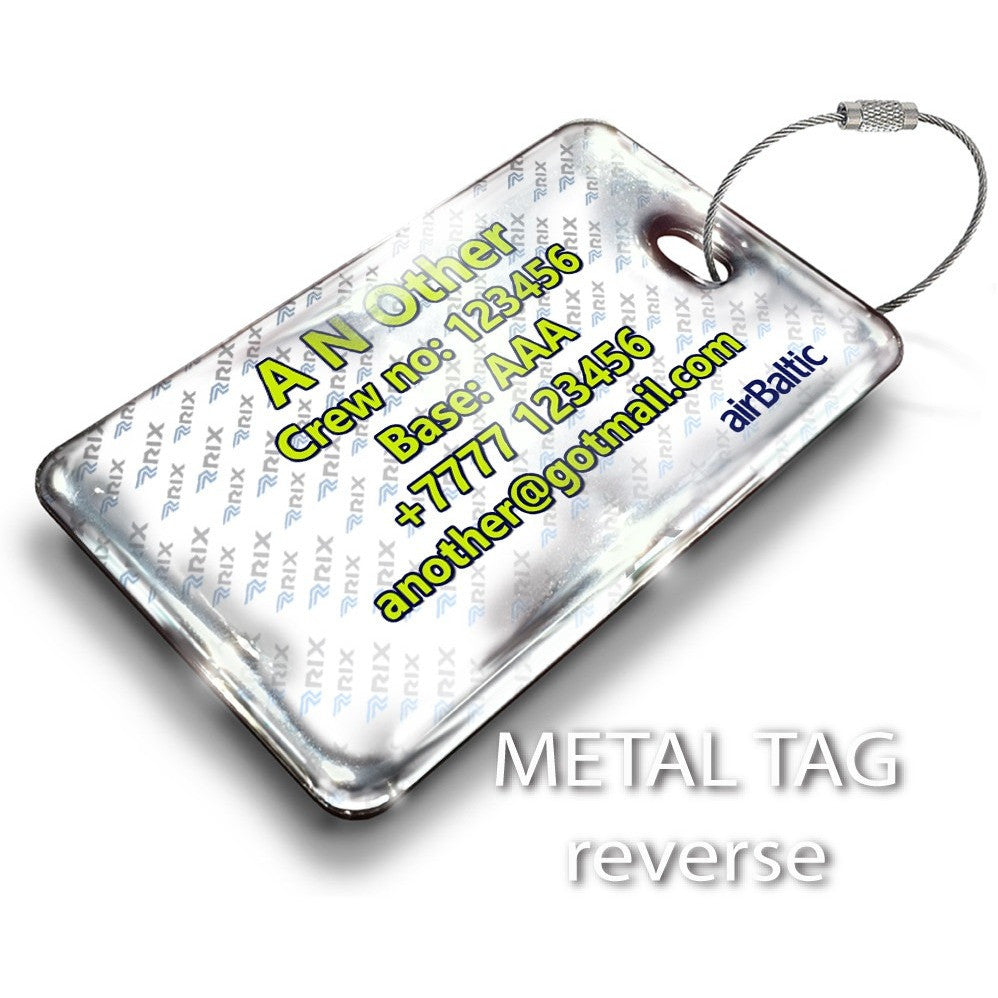 Air Baltic Base Tag