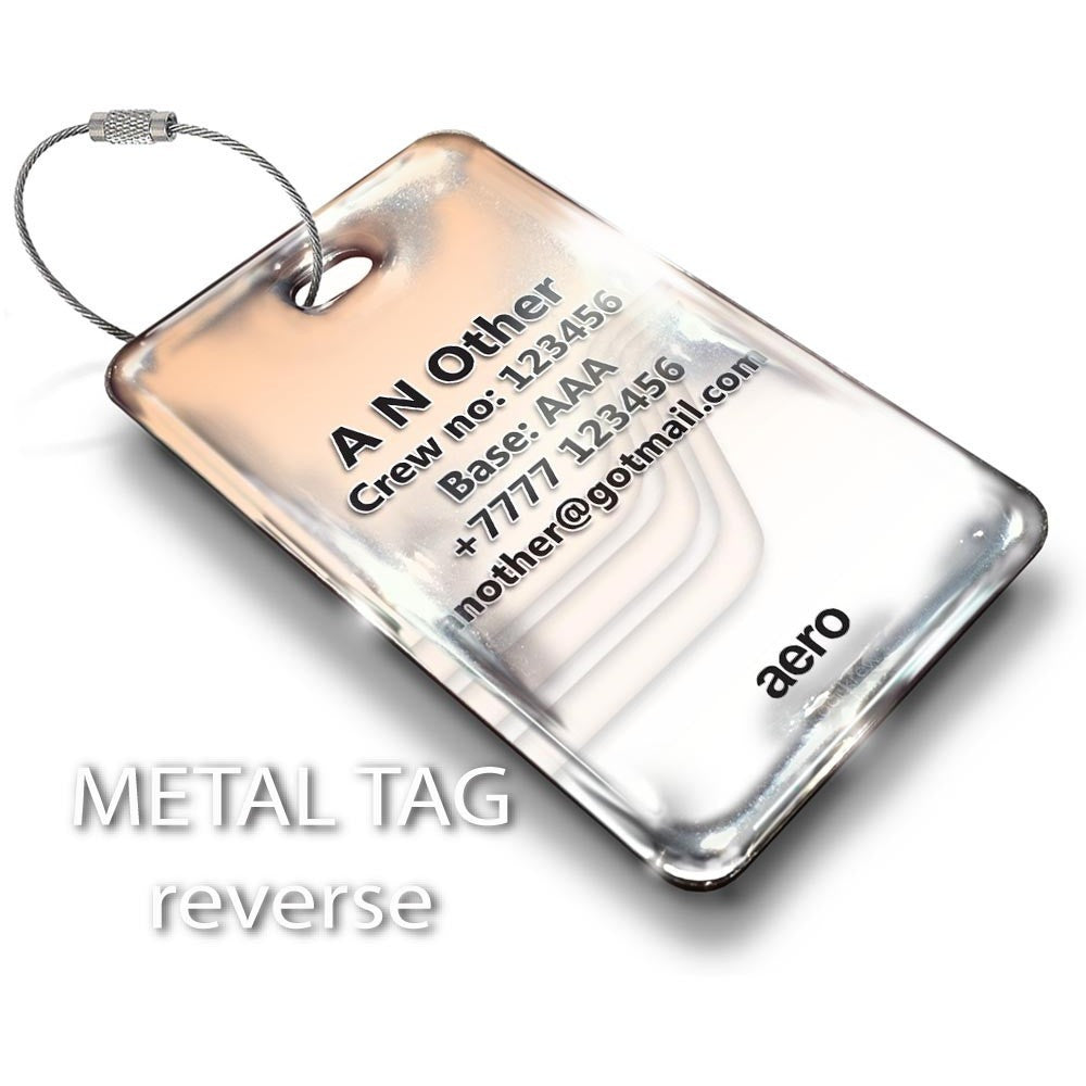 Aero Contractors B737 Portrait Luggage Tag