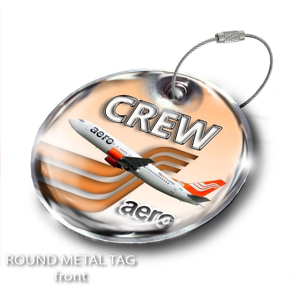 Aero Contractors B737 Portrait Luggage Tag