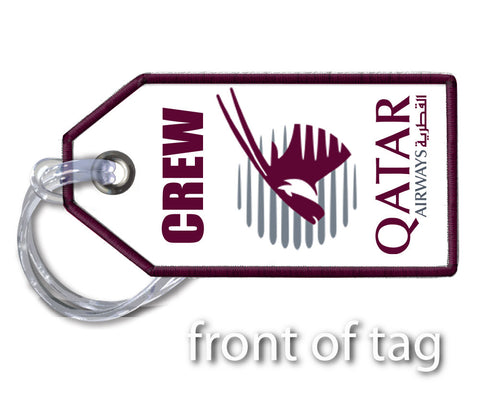 Qatar Airways- Embroidered Tag