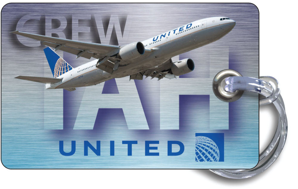 United Airlines B777 Landscape(Base Tag)