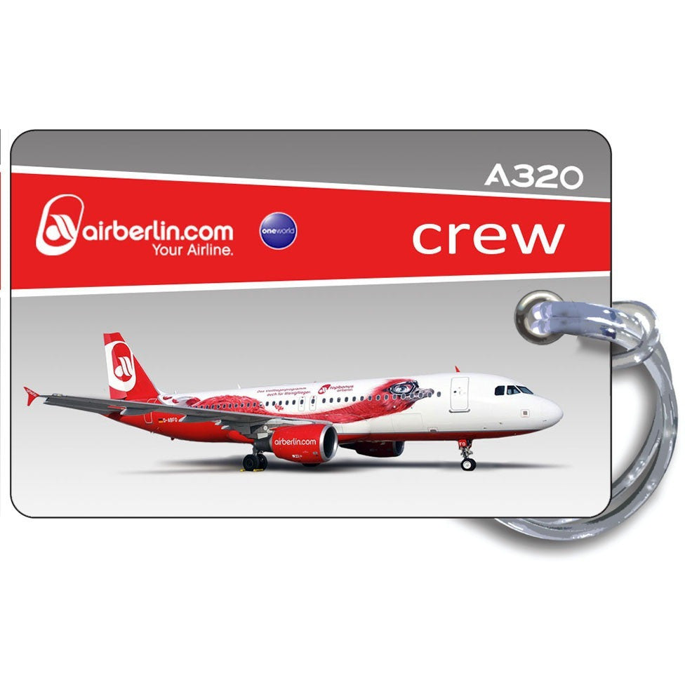 Air Berlin A320 Landscape Luggage Tag