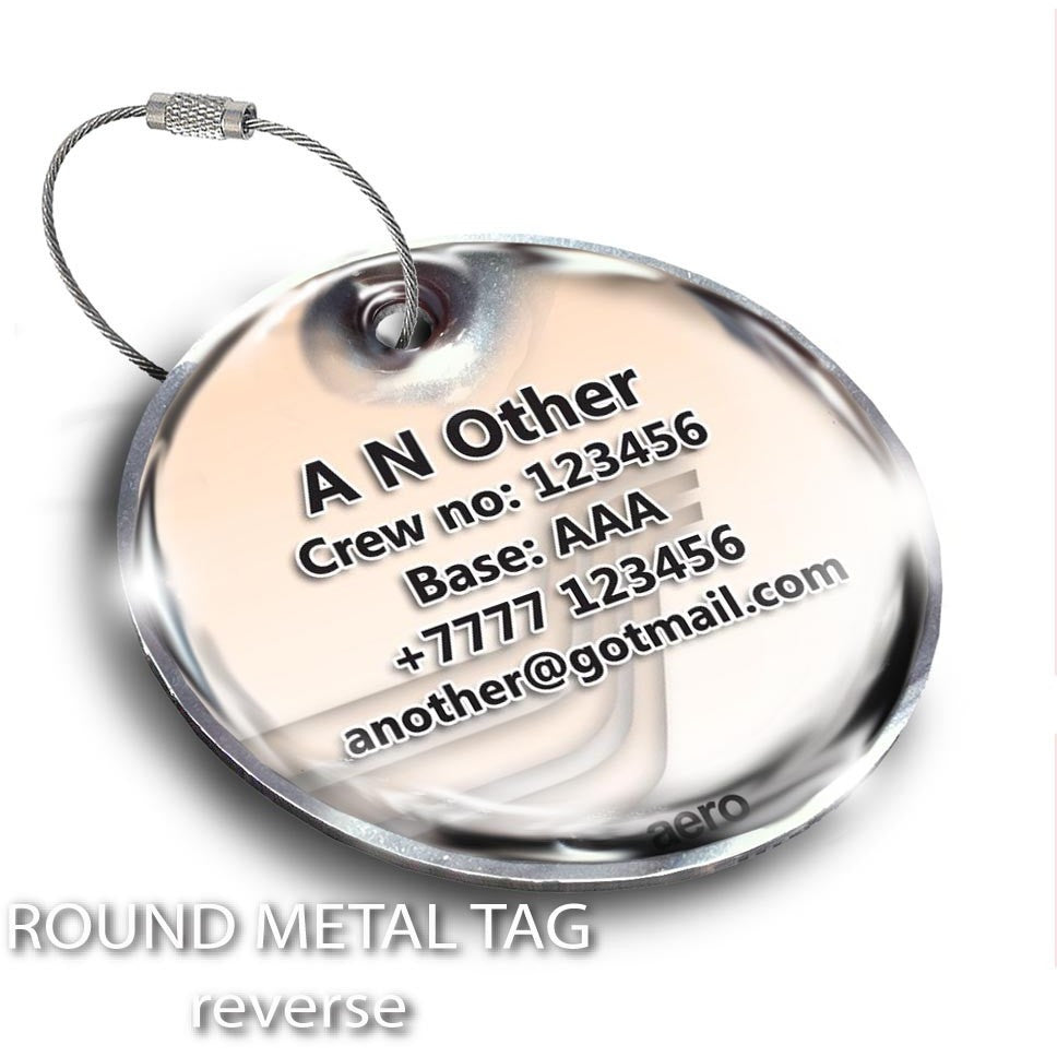 Aero Contractors B737 Portrait Luggage Tag