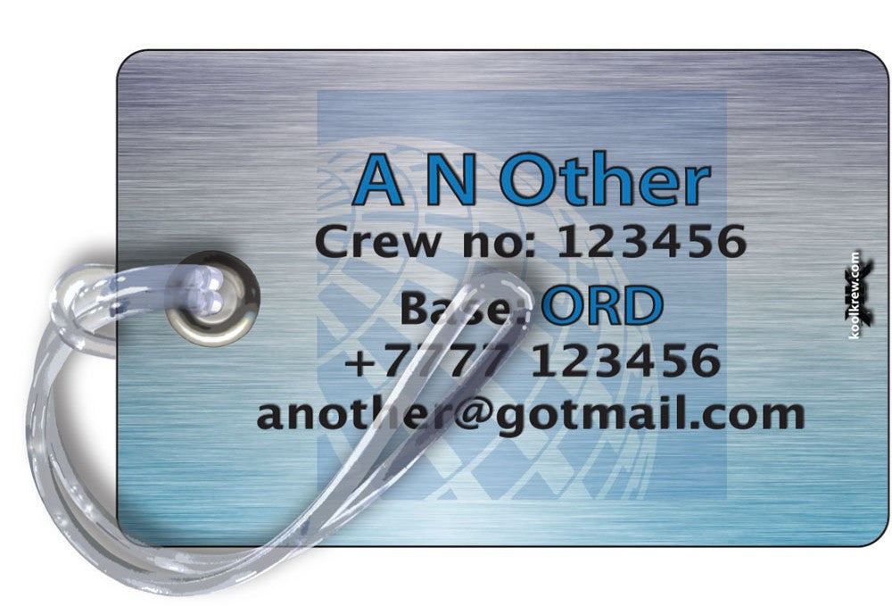 United Airlines B777 Landscape(Base Tag)