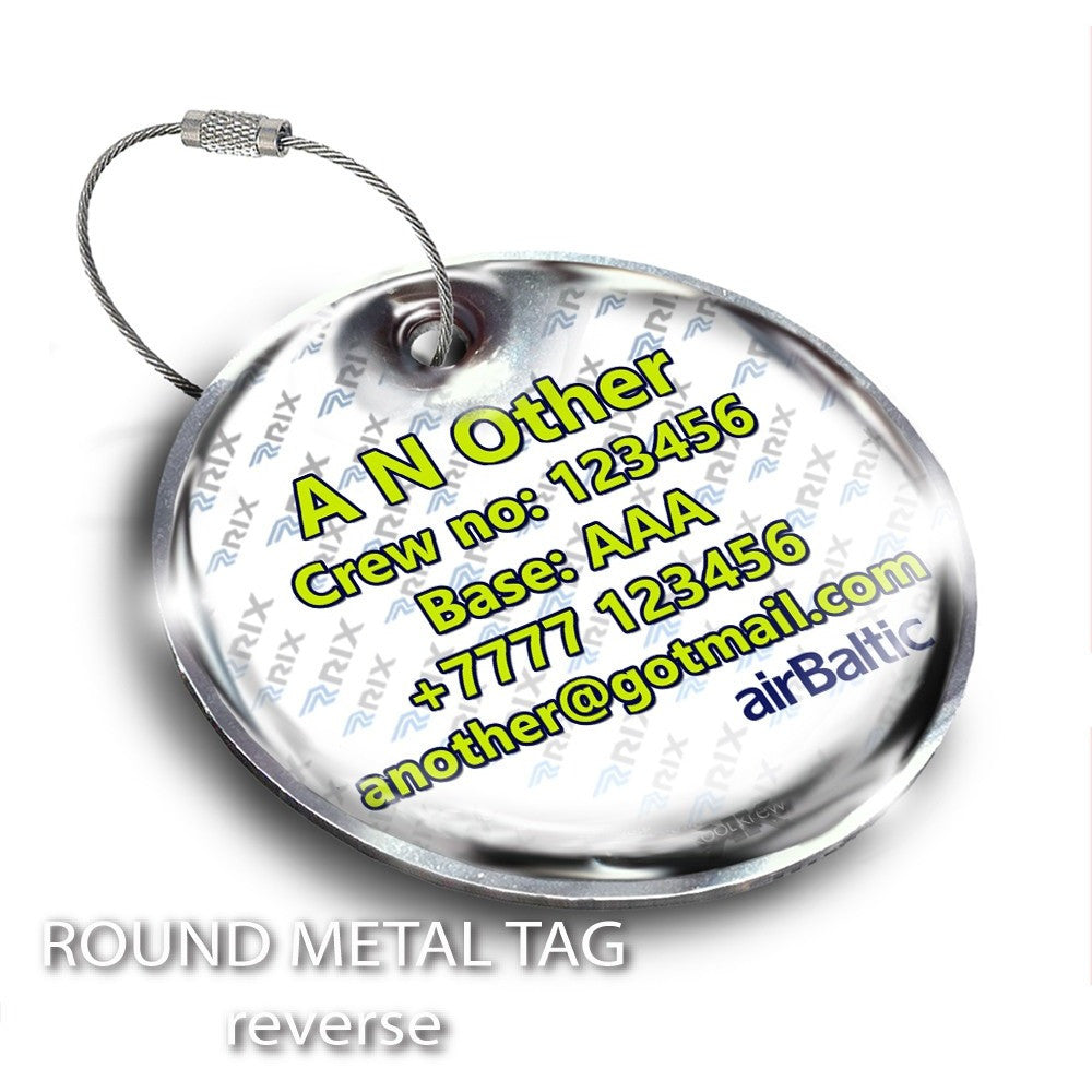 Air Baltic Base Tag