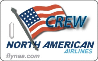 North American Airlines Landscape White