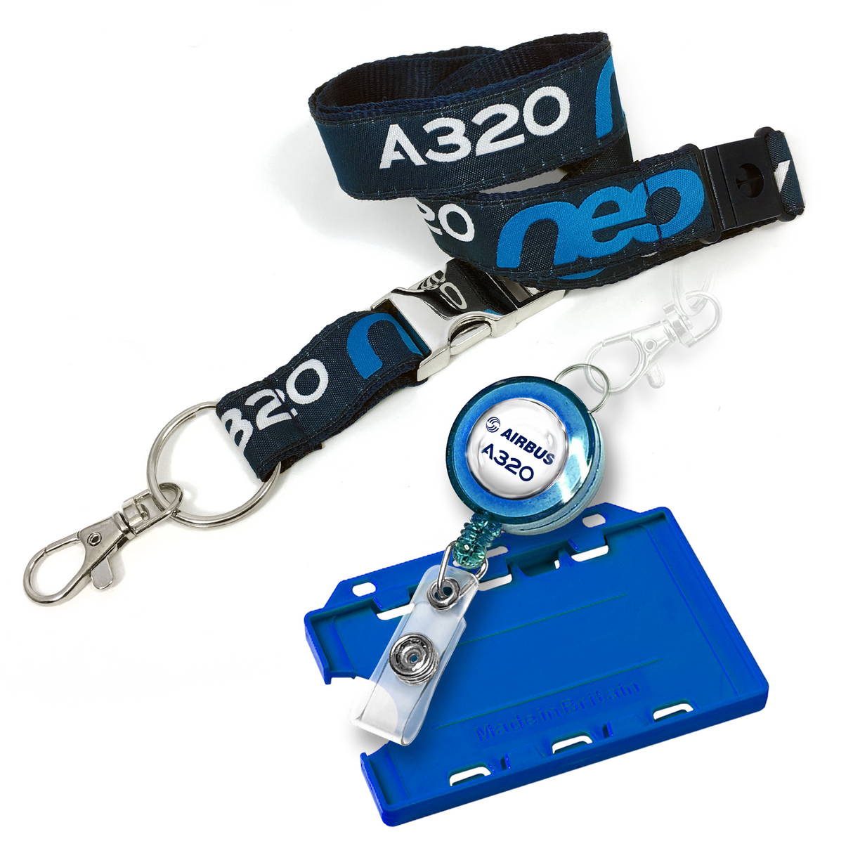 A320 NEO Woven Lanyard