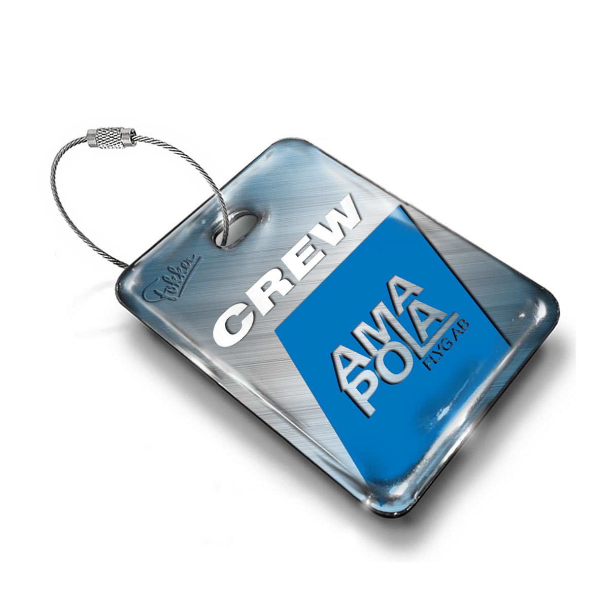 Amapola Airlines Logo Crew Luggage TAG
