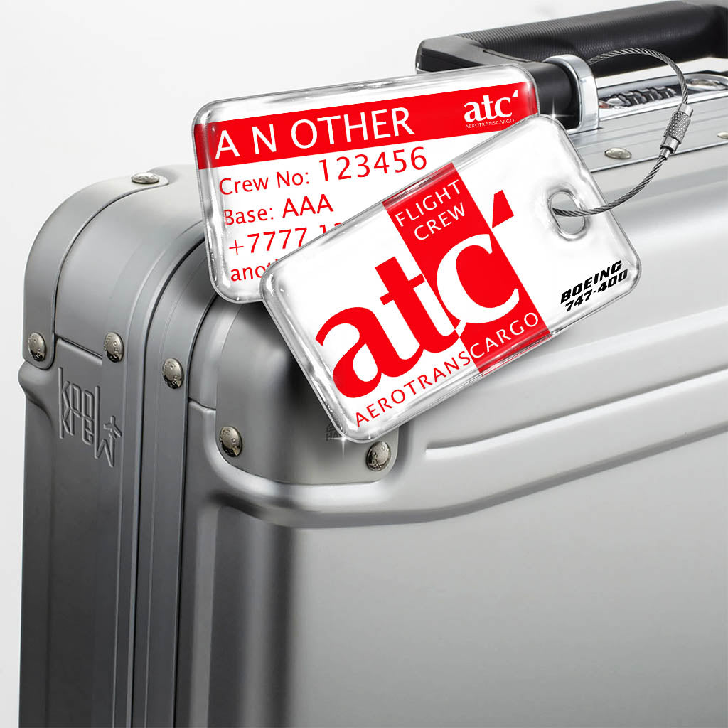 AeroTransCargo Logo White/Red