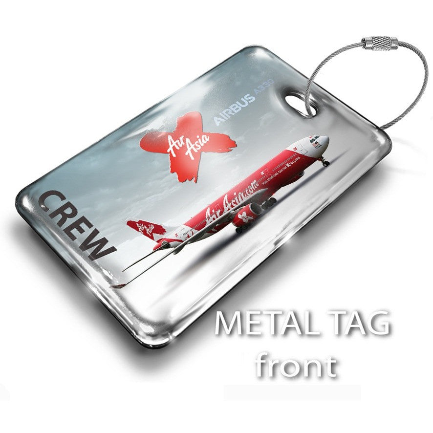 Air Asia X A330 Landscape Luggage Tag
