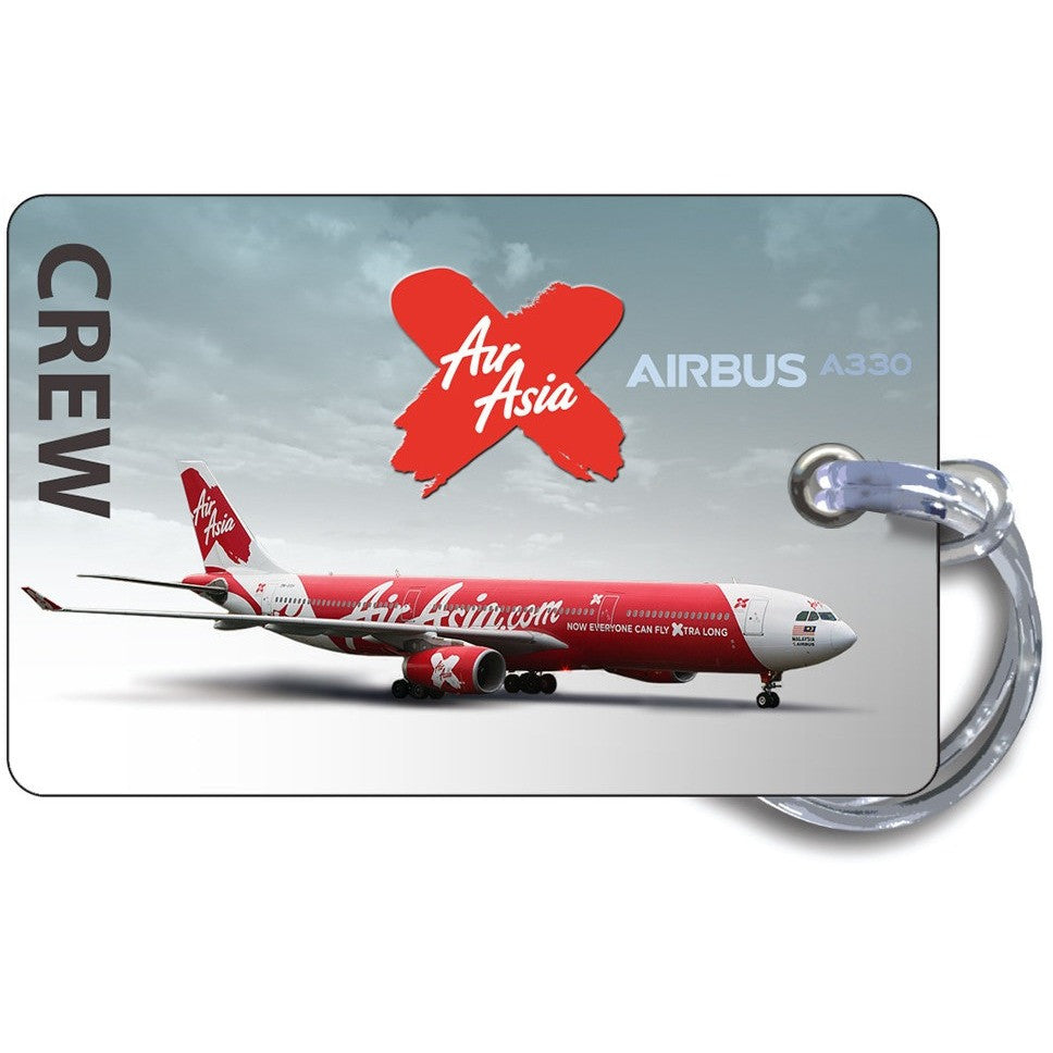 Air Asia X A330 Landscape Luggage Tag