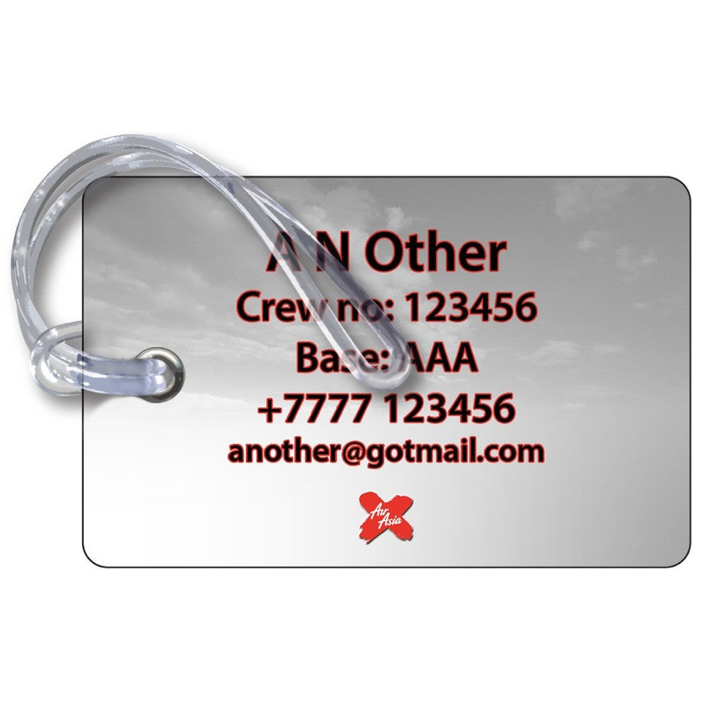 Air Asia X A330 Landscape Luggage Tag