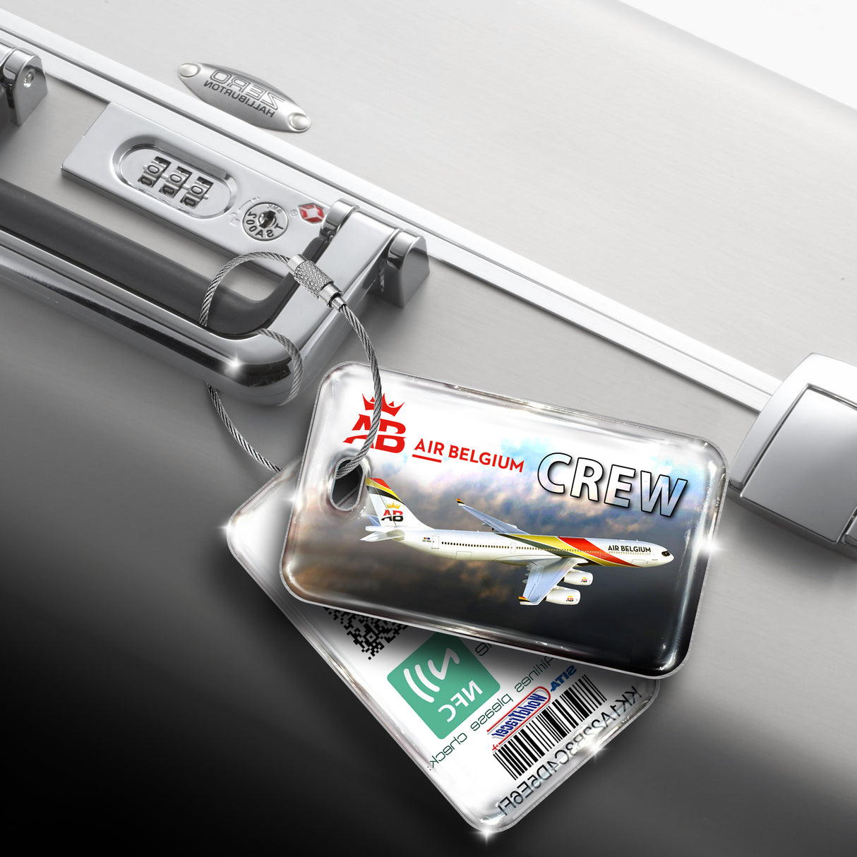 Air Belgium A340 Landscape