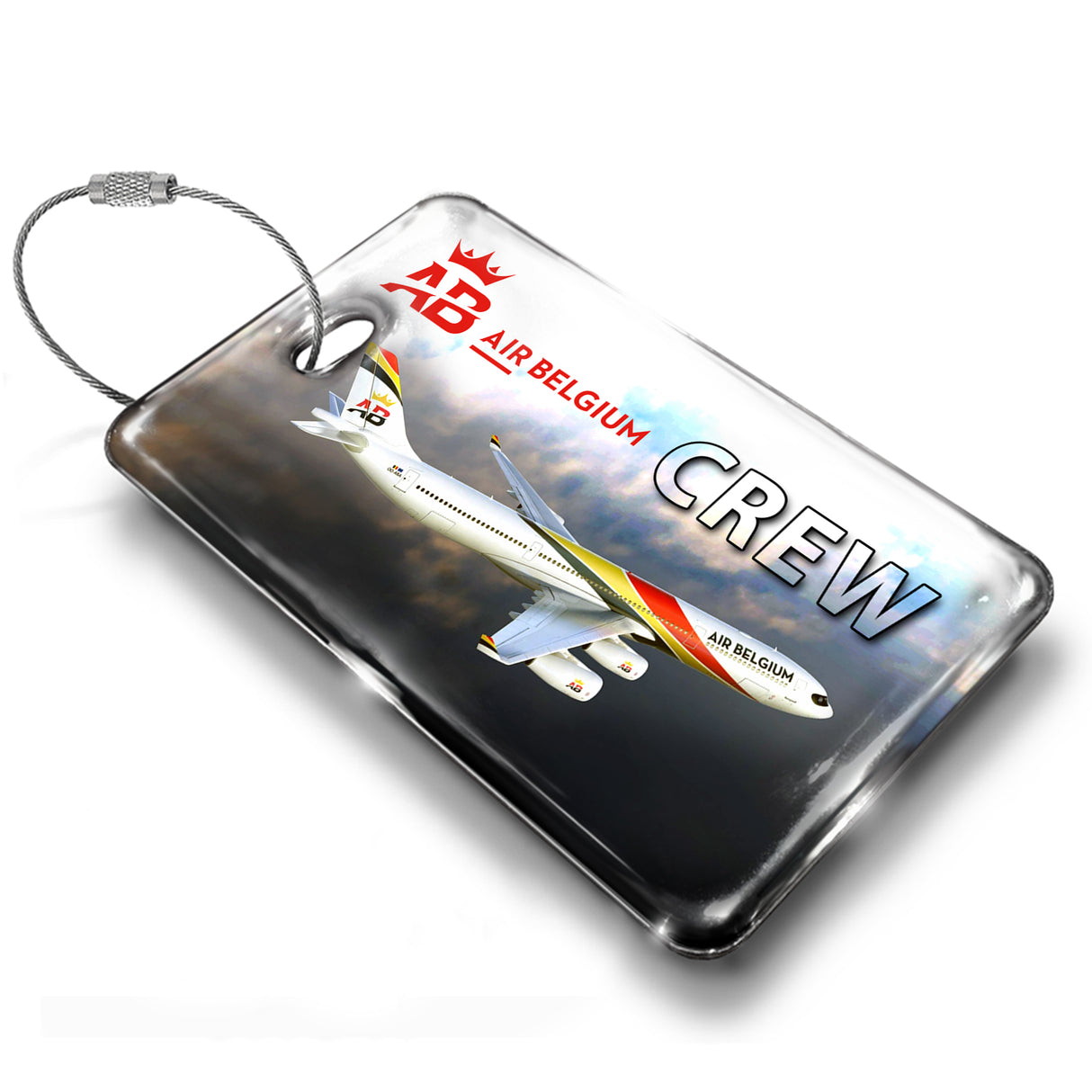 Air Belgium A340 Landscape