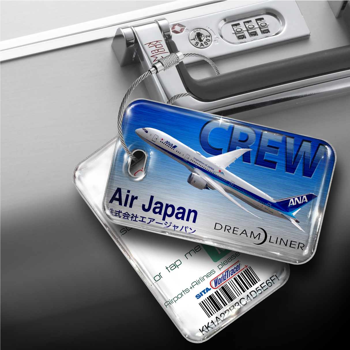Air Japan ANA 787 Landscape Tag
