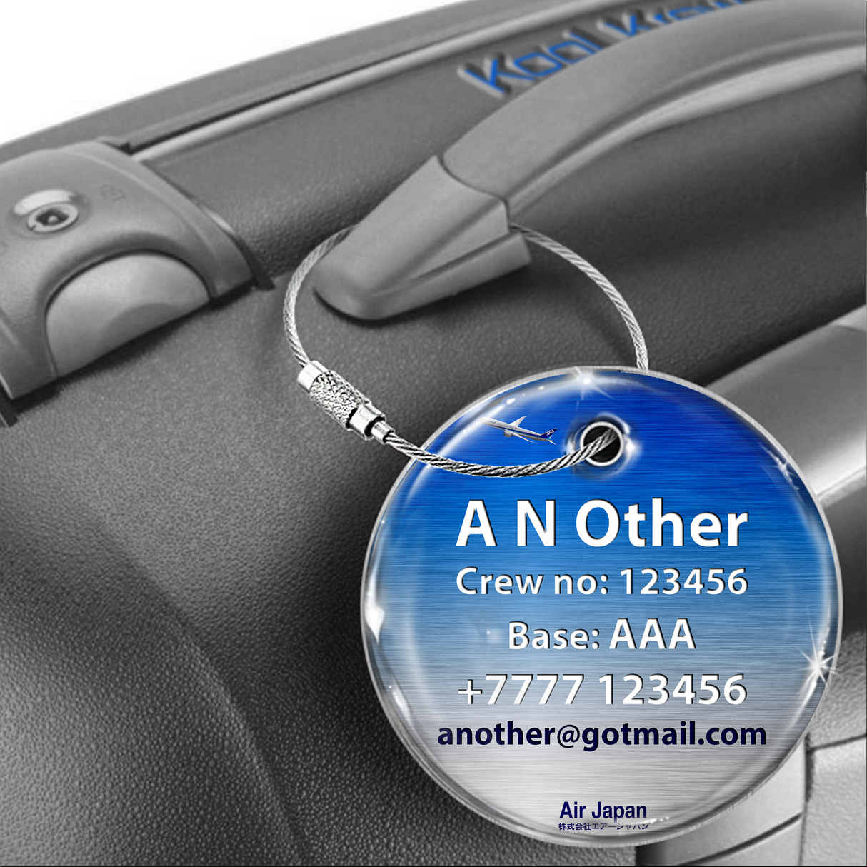 Air Japan ANA 787 Landscape Tag