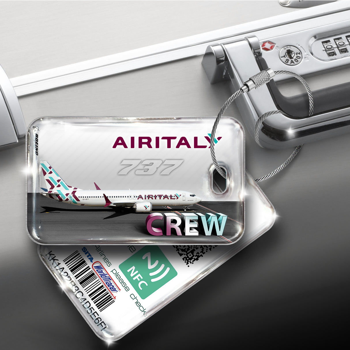 AIRITALY Boeing 737 MAX 8 Luggage Tag