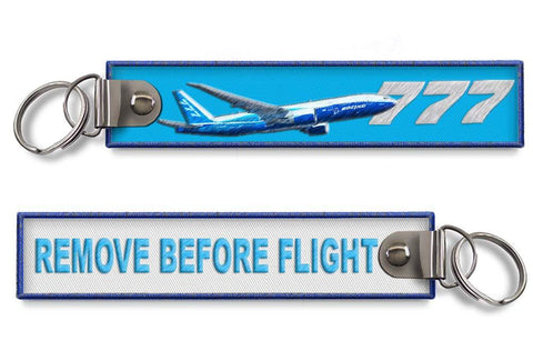 B777-Remove Before Flight Woven Style