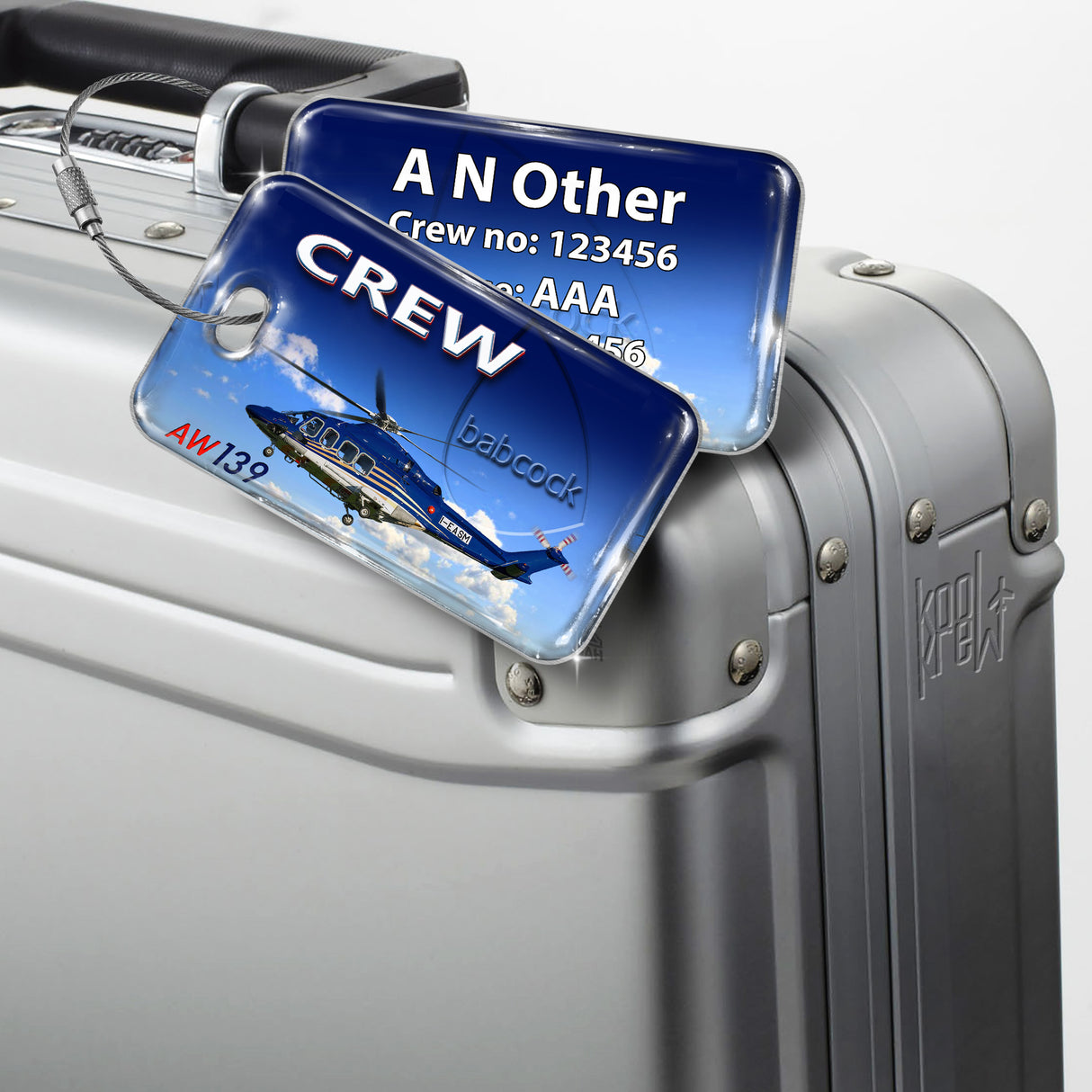 Babcock Helicopters AW139 Crew Tag