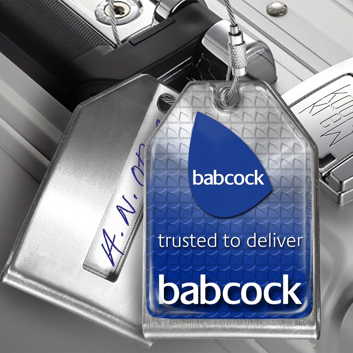 Babcock Helicopters Logo Tag