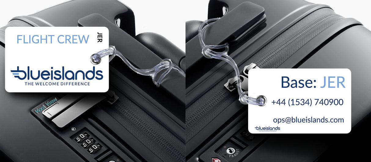 Blue Islands Logo - Flight Crew JER Tag