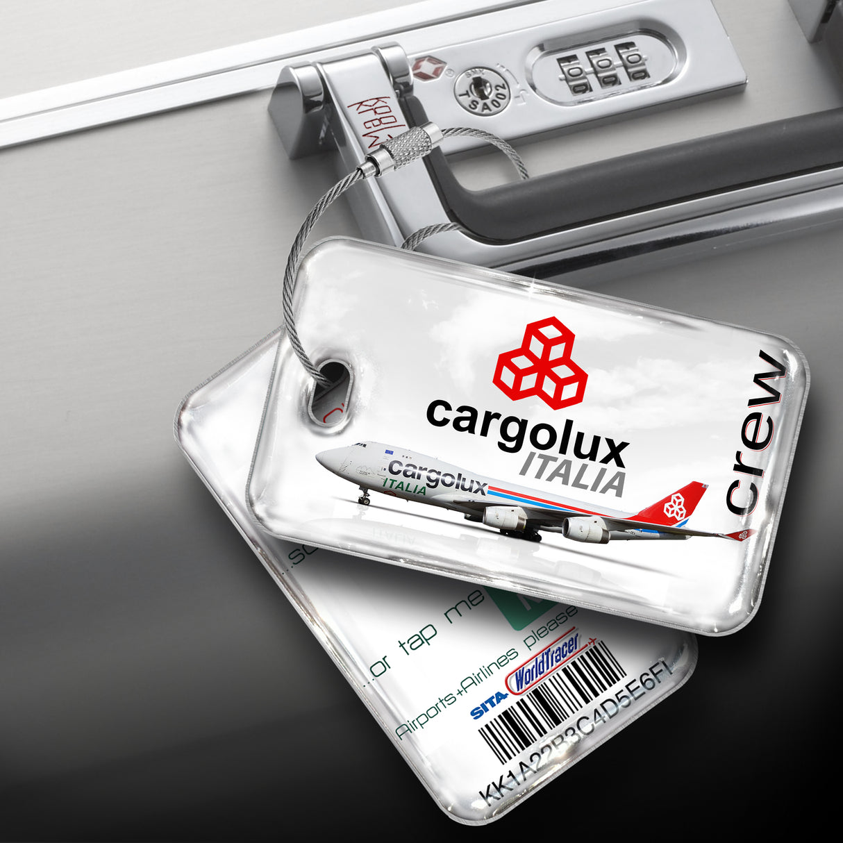 Cargolux Italia B747-400 White Landscape