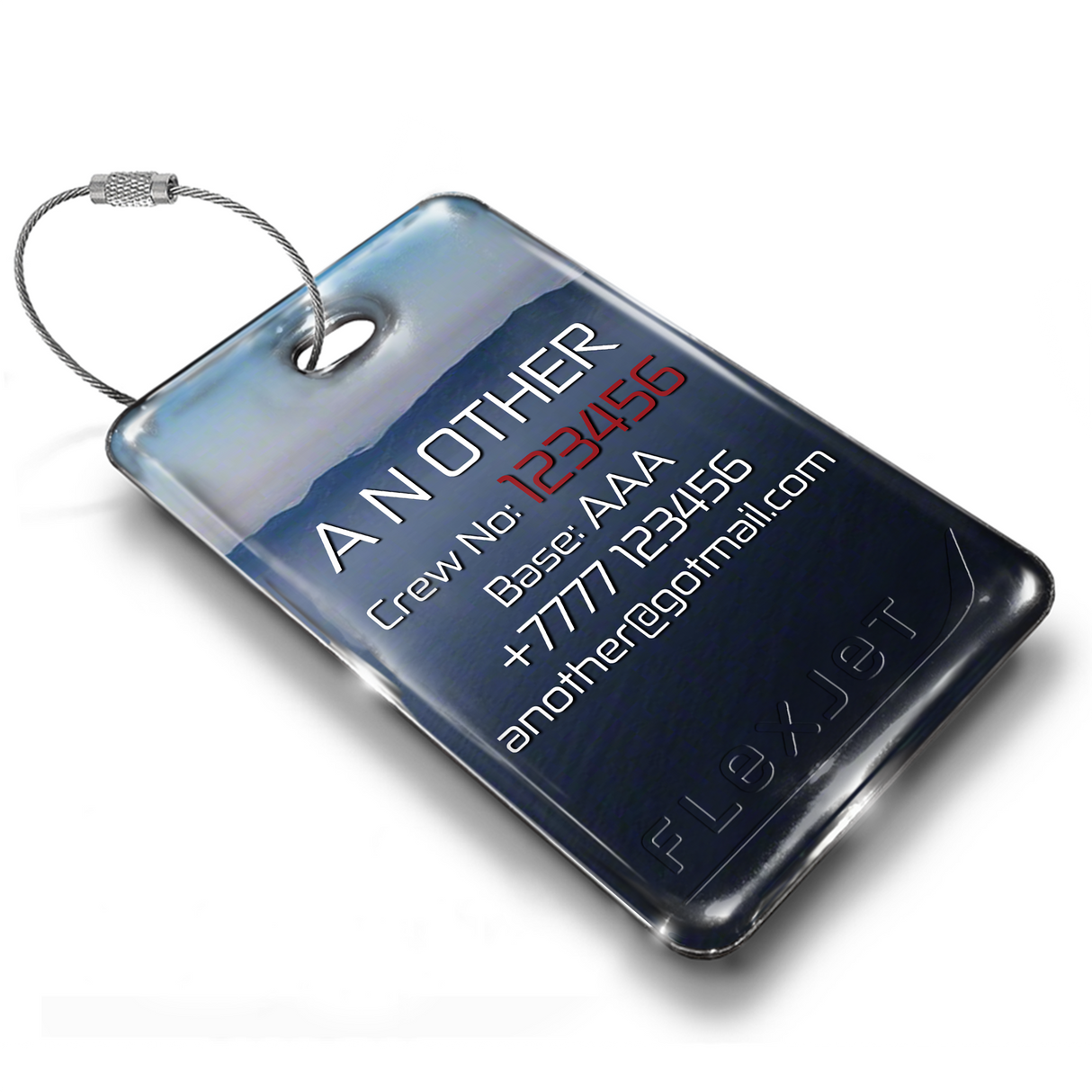 Flexjet Challenger 350 Crew Tag