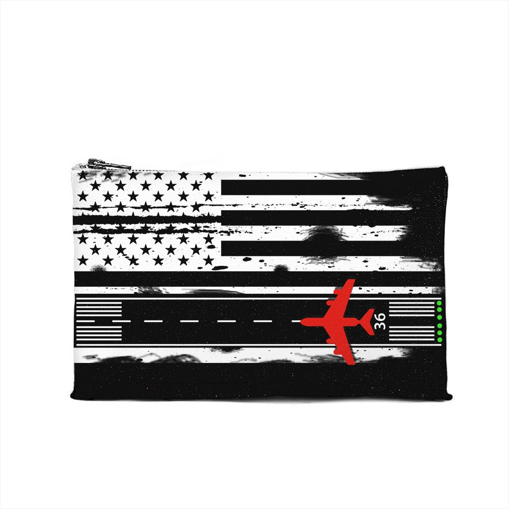 American Flag Runway Pouch